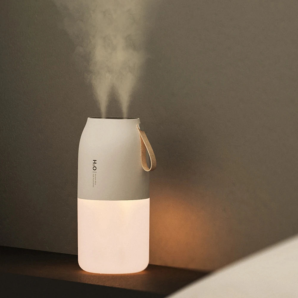 Wireless Air Humidifier Aroma Diffuser 2000Mah Battery Rechargeable Essential Oil Diffuser Double Nozzle Mist Maker Humidifier